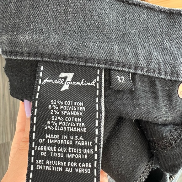 7For all humankind jeans (Earthkind stretch Tek slimmy tapered gray) sz 32 - Picture 5 of 7